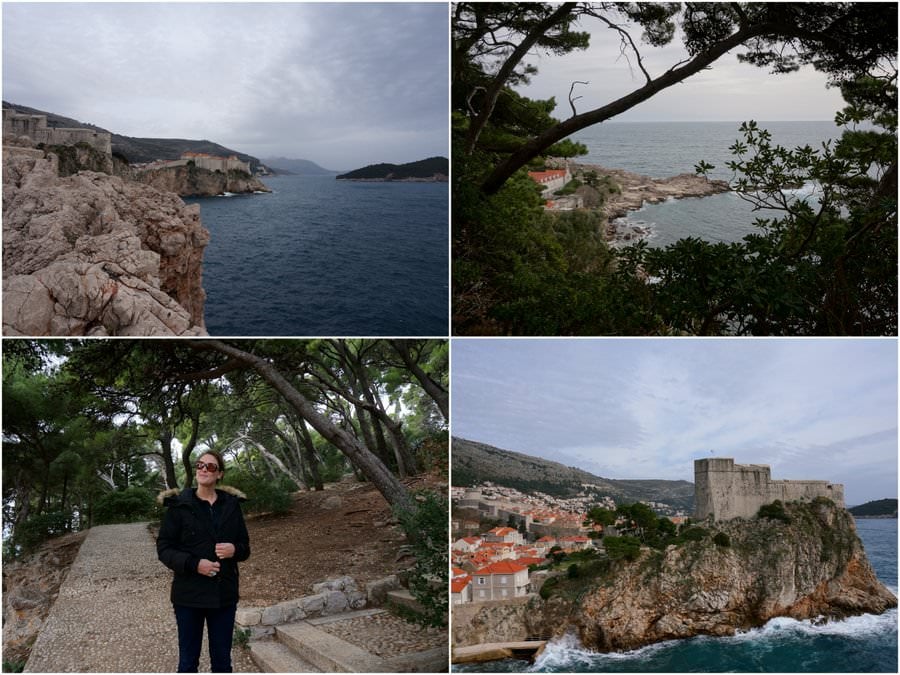 travelling to dubrovnik visit the park near the old town in croatia