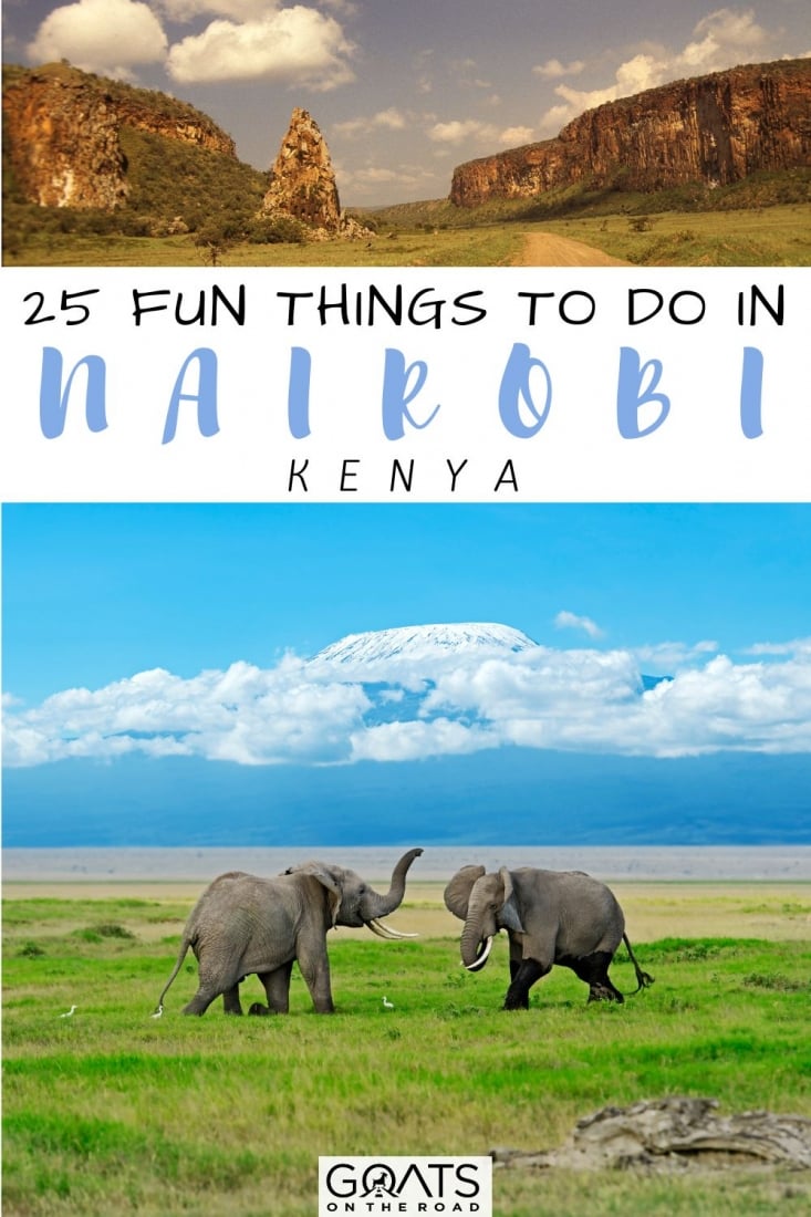 Planning your escape to one of Africa's best safari destinations? Check out the ultimate guide to 25 fun things to do in Nairobi, Kenya! Find the best outdoor activities, romantic places, and things to see and visit, in Kenya’s capital city! | #wanderlust #traveltips #visitkenya