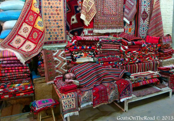 carpet salesman shiraz