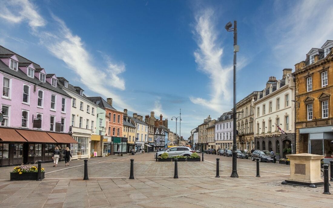 The Gloucestershire town of Cirencester, England.