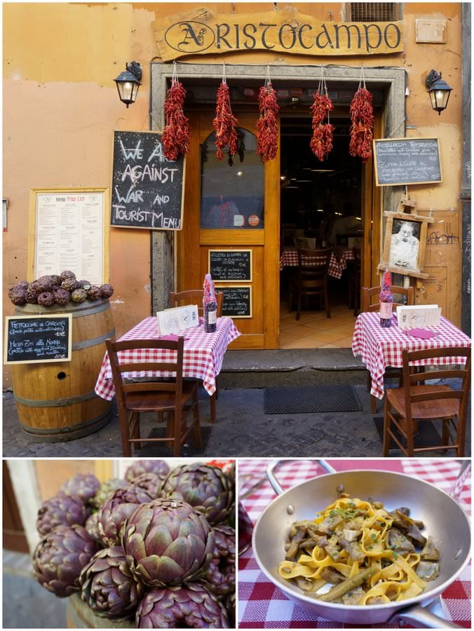 where to eat in trastevere rome