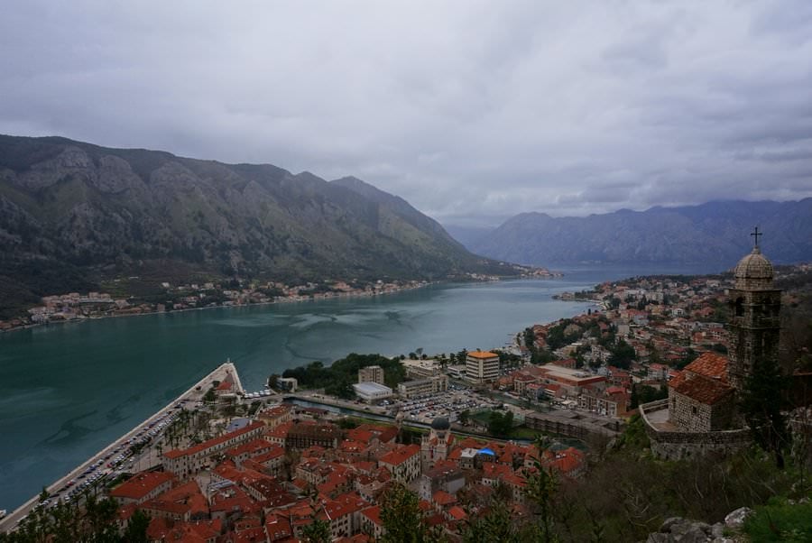 travel to montenegro hiking at the bay of kotor