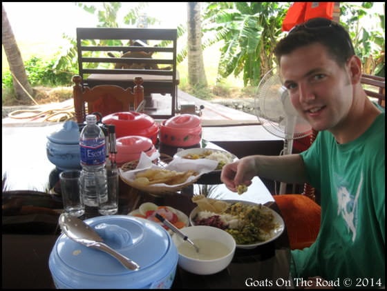 Delicious Food On Our Alleppey House Boat