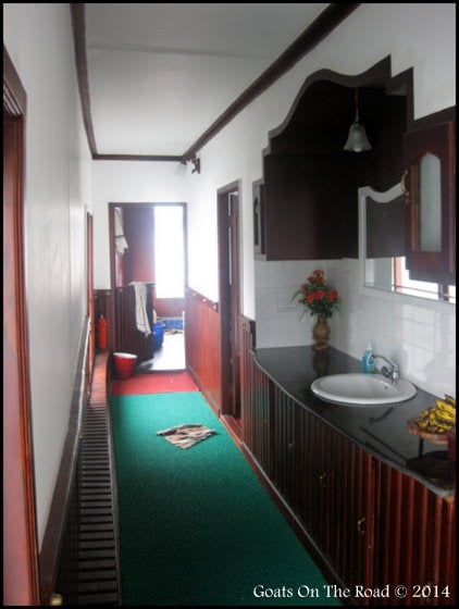 The Hallway In Our Alleppey House Boat