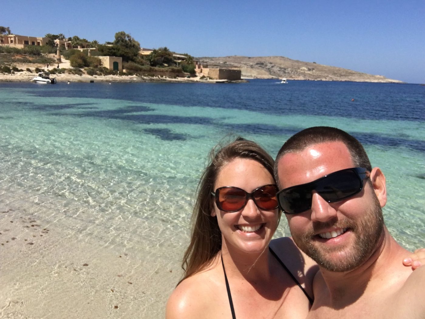 living in malta beach on comino