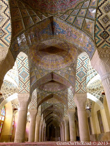 masjid e nasir al molk mosque shiraz