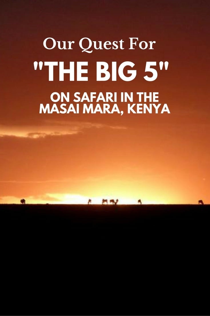 On Safari In The Masai Mara, Kenya: Our Quest For "The Big 5"