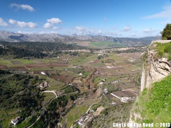 view from ronda spain