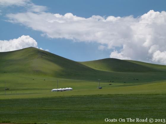 scenery from the trans mongolian