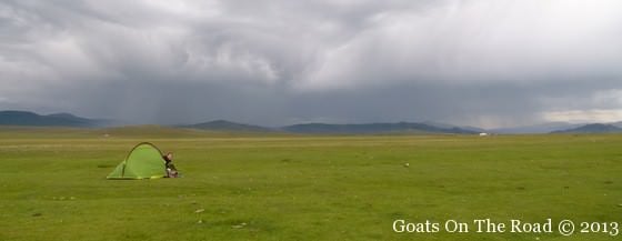 Trekking and camping in mongolia