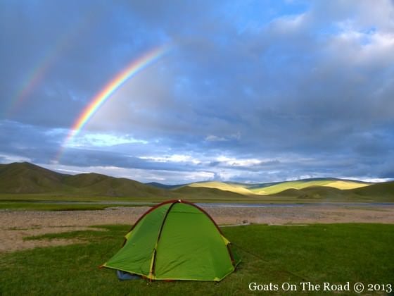 Trekking Rainbow In Mongolia