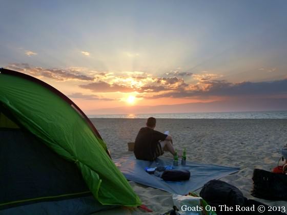 Backpacking And Camping On Olkhiin Island