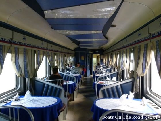 trains siberian train restaurant