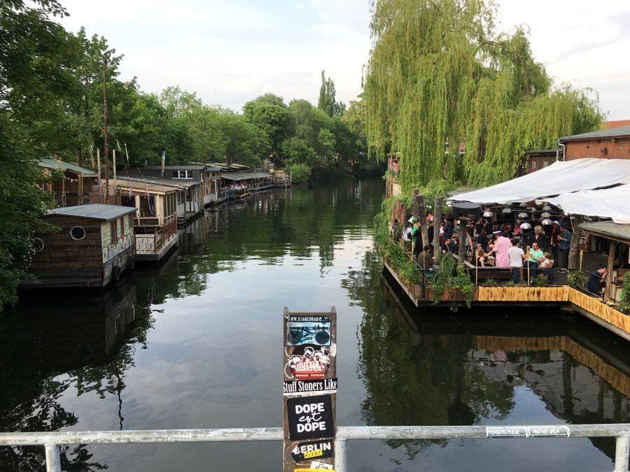 Fabulous riverside bars in Kreuzberg Berlin - some fun afternoons here!