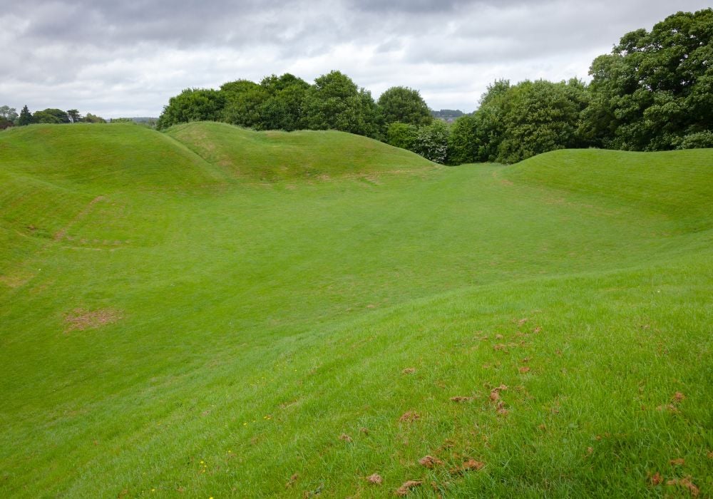 roman amphitheater in cirencester cotswolds UK
