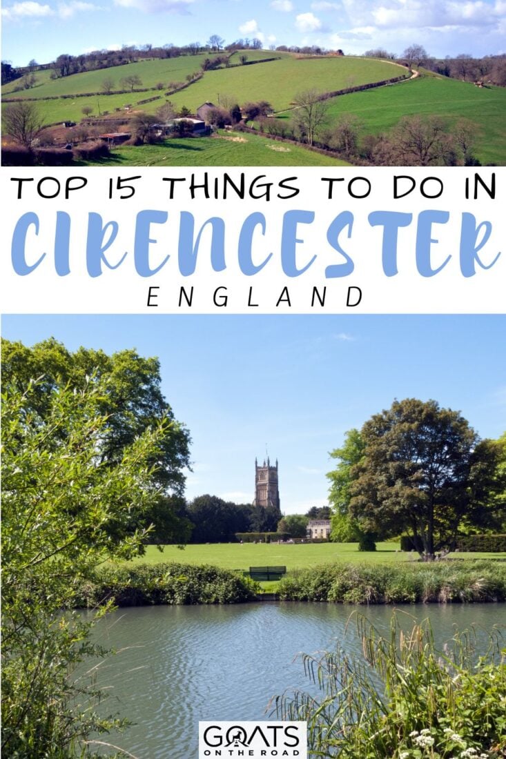 Looking for a quintessentially English experience? Look no further than Cirencester! Our list of the top 15 things to do in Cirencester will show you the best that this picturesque town has to offer! Get lost in winding streets lined with honey-colored stone buildings, explore stunning parks and gardens, and indulge in traditional English treats! You'll leave feeling relaxed, rejuvenated, and a little bit in love with this hidden gem of the Cotswolds! | #TravelTips #CotswoldsTravel #RomanRuins #TouristAttractions
