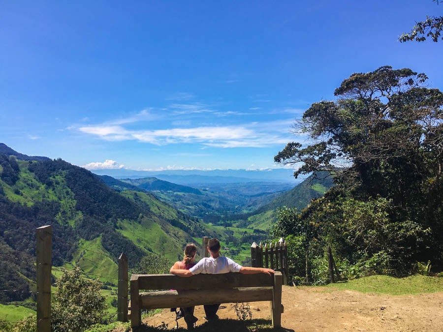hiking the valle de cocora in salento colombia
