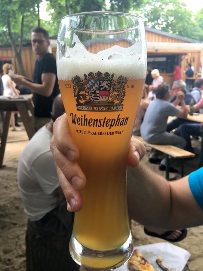 travel to berlin mauer park beer garden