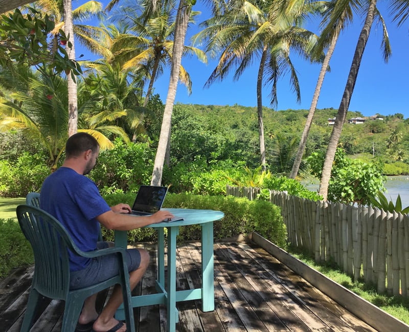 living and working remotely 